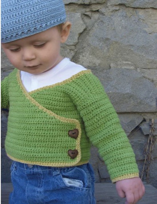 Kids Crochet Crossover Hemp Knitting Pattern - Children image 0